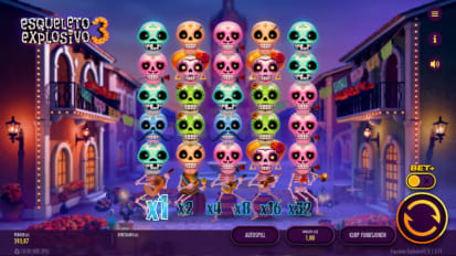 Esqueleto Explosivo 3 spilleautomat