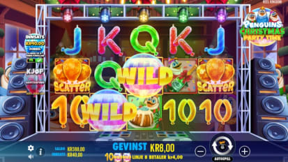 Penguins Christmas Party Time