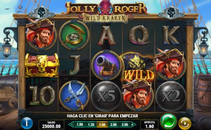 Tragaperras Jolly Roger Wild Kraken