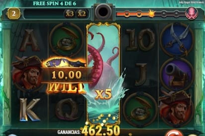 Jolly Roger Wild Kraken - Tiradas Gratis