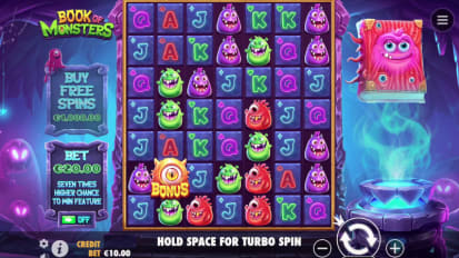Spilleautomaten Book of Monsters