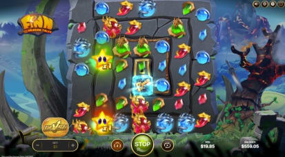 Tragaperras Finn and the Dragon Tales