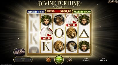 Tragaperras online Divine Fortune Black