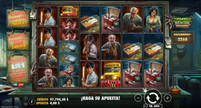 Tragaperras online Zombie School Megaways