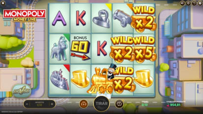 Tragaperras Monopoly Money Line