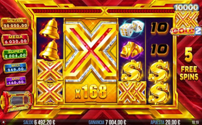 10000X Gold 2 - Tiradas gratis