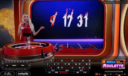 Ruleta en vivo Mega Fire Blaze