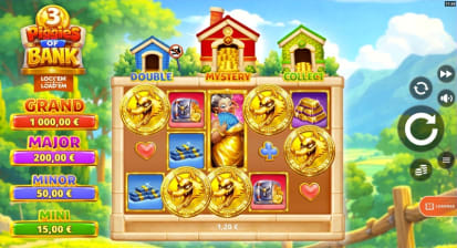 Tragaperras online 3 Piggies of Bank