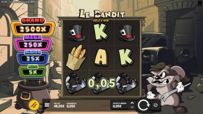 Tragaperras Le Bandit Hold & Win