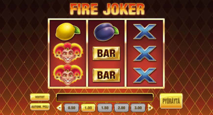 Fire Joker hedelmäpeli