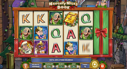 Naughty Nick's Book kolikkopeli