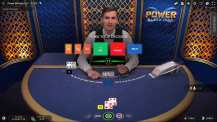 Power Blackjack - Additional Player Choices