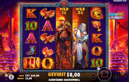 Zeus vs Hades Gods of War gratisspinn