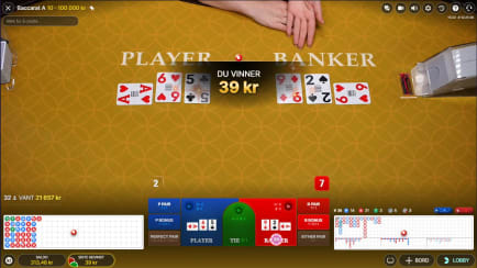 Klassisk Baccarat med Evolution Gaming