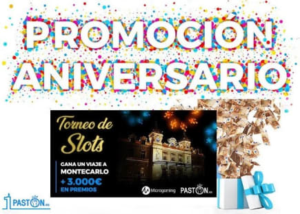 Celebramos el 1er Aniversario del casino online PASTÓN.es