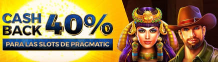 Cashback del 40% en Pastón Casino