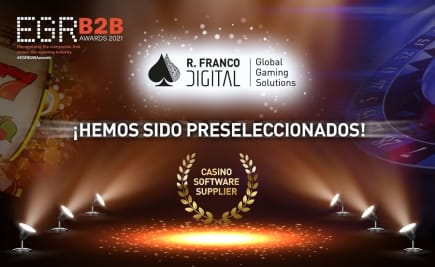 El proveedor de casino R. Franco Digital nominado a los EGR B2B Awards 2021