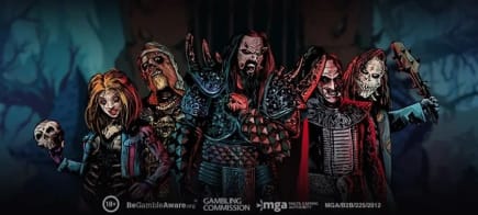 El rock finlandés suena en los casinos con Lordi Reel Monsters