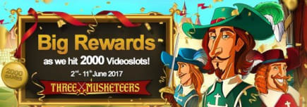 Big rewards & cash bonuses on Videoslots UK casino!