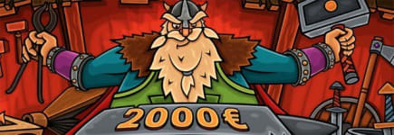 Uusi casino ja huima 2 000 € casino bonus