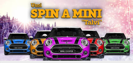 LuckyNiki Casinossa voit voittaa tänä jouluna Mini Cooperin!