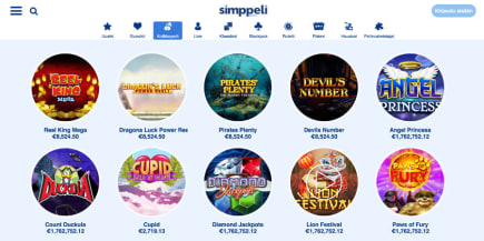 Simppeli pelielämys Simppeli Casinossa