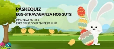 Påskequiz og flotte casinobonuser hos Guts