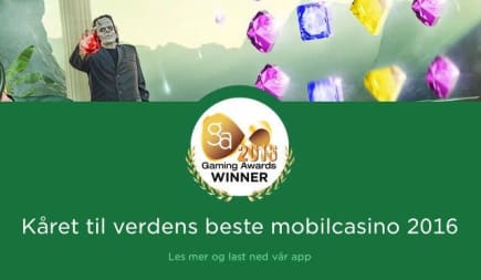 Mr Green holder koken og kåres som verdens beste mobilcasino 2016