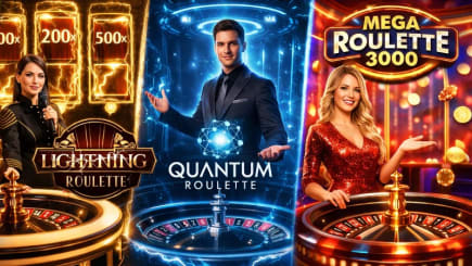 Hva skiller Lightning Roulette, Quantum Roulette og Mega Roulette 3000?