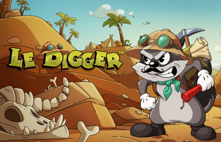 Fósiles y dinamita, así es la tragamonedas Le Digger de Hacksaw