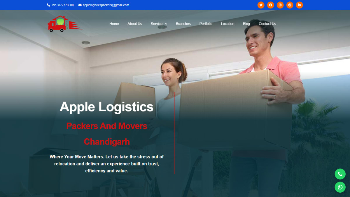 Apple Logistics Packers and Movers case study