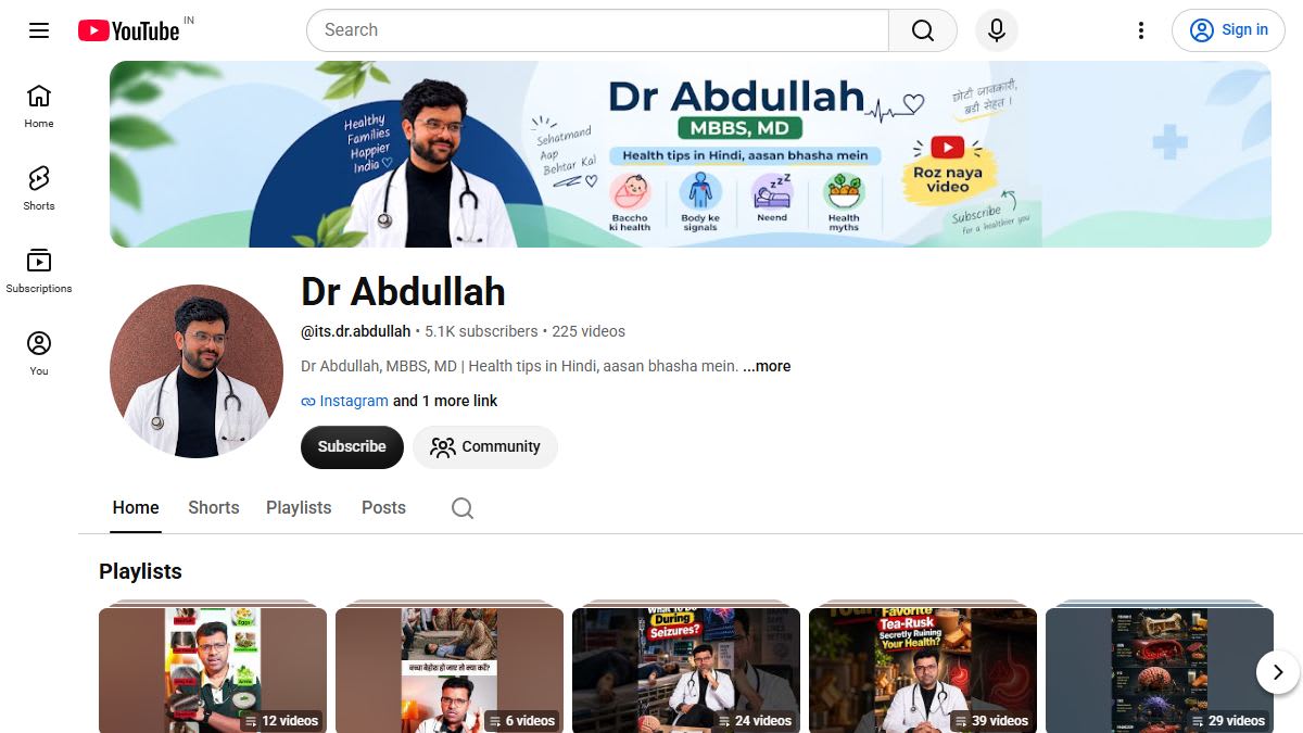 Dr Abdullah website