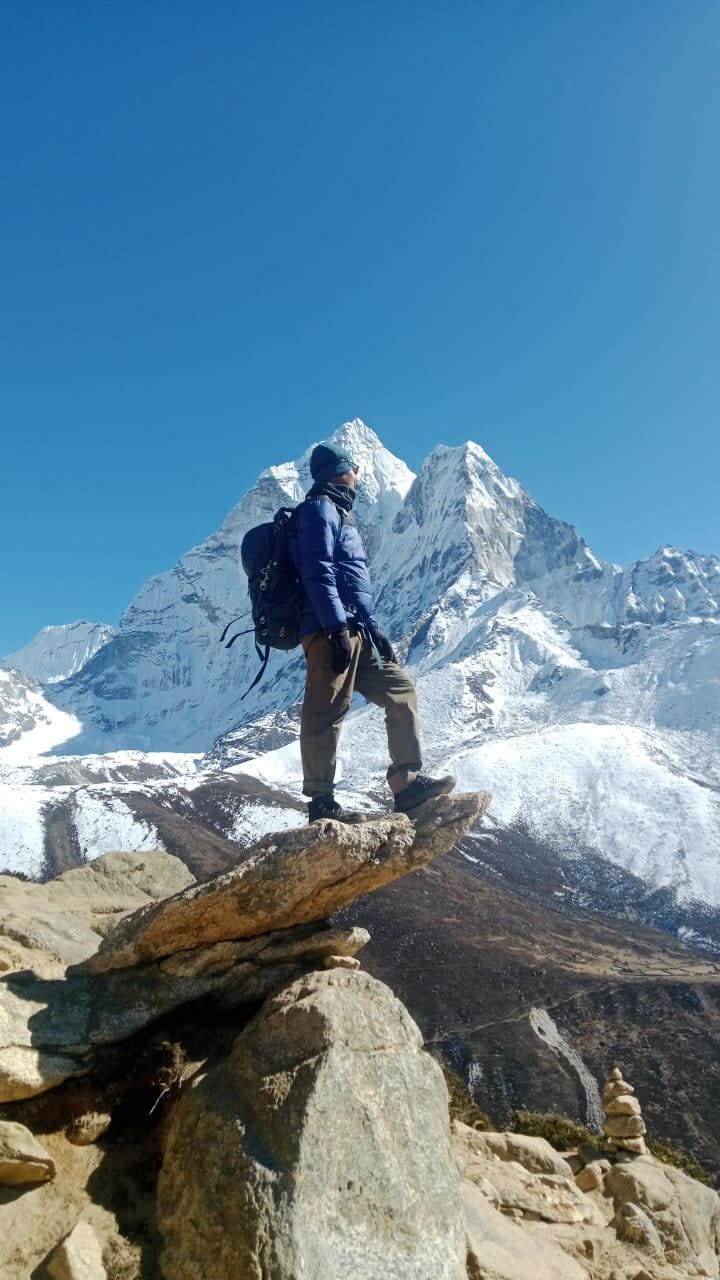 Panoramablick auf den Everest vom Everest View Hotel