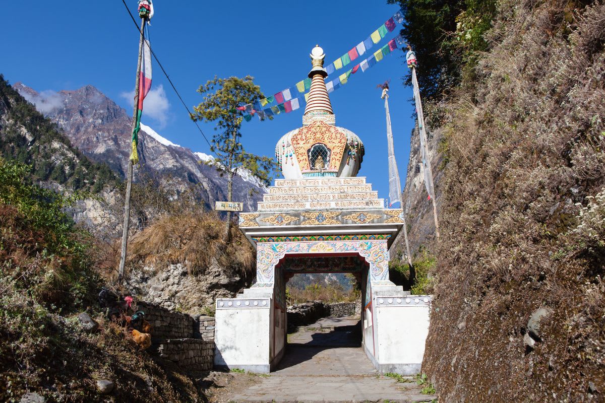 Upper Mustang is a restricted trekking area in Nepal's rain shadow