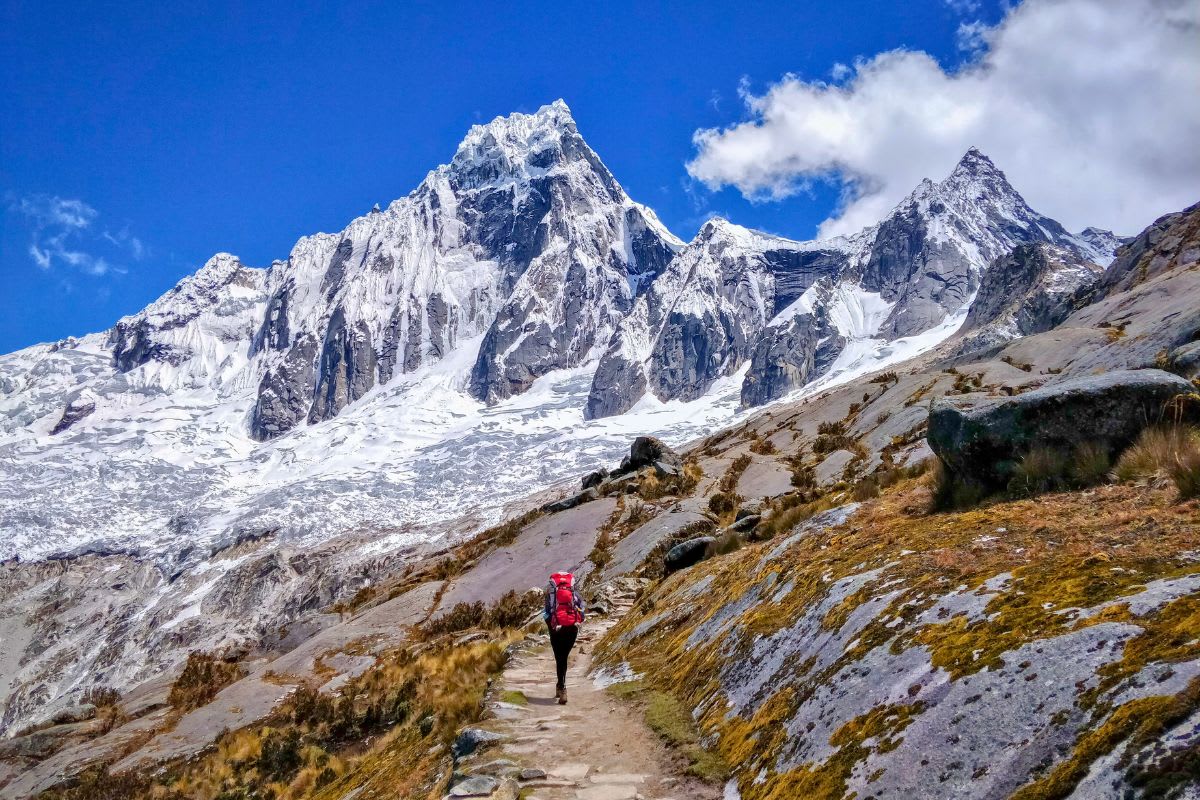 The Annapurna region is a central Nepal trekking area around the 8,091 m Annapurna I massif