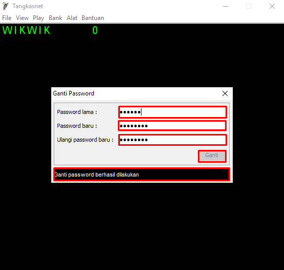 Ganti Password Ganti Password