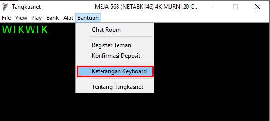 Menu Keyboard Menu Keyboard