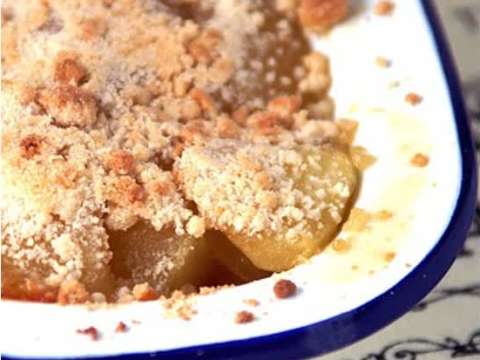 Κρυμμένη μηλόπιτα (apple crumble)