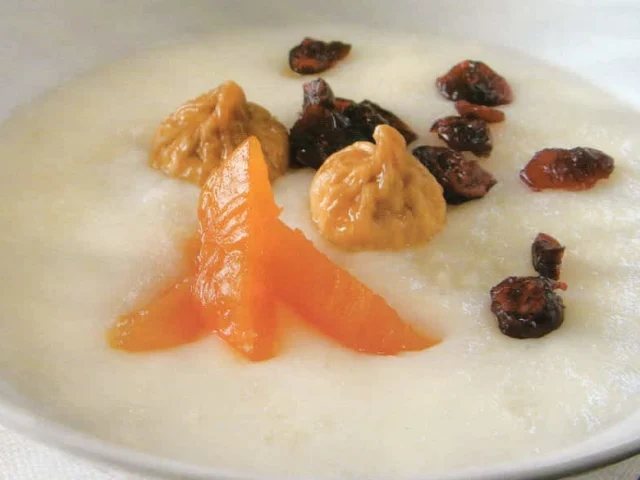 Ρυζόγαλο με αποξηραμένα φρούτα recipe