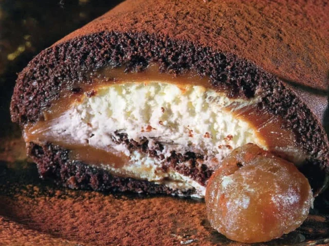 Ρολό με κάστανα! γιαμ γιαμ... - Τούρτες-Πάστες recipe