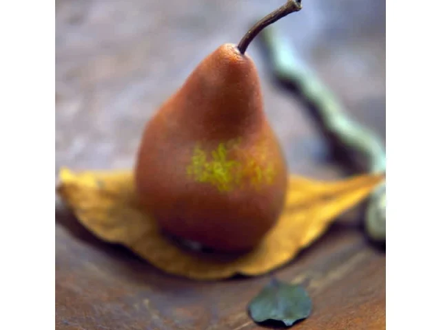 Κέικ-στεφάνι με φουντούκια κι αχλάδι recipe