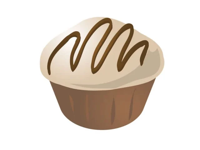 Muffins με λευκή και σκούρα σοκολάτα! recipe