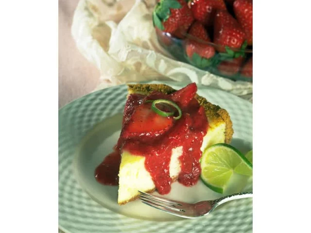 Cheesecake με κόκκινη μαρμελάδα  recipe