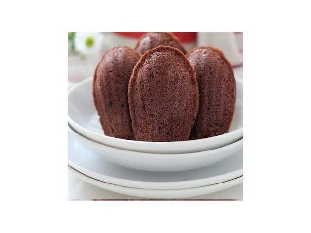 σοκολατένιες μαντλέν (Madeleines) με ξύσμα λεμονιού - Μπισκότα-Κουλουράκια recipe