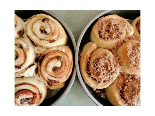 ρολάκια με μήλο και κανέλα recipe