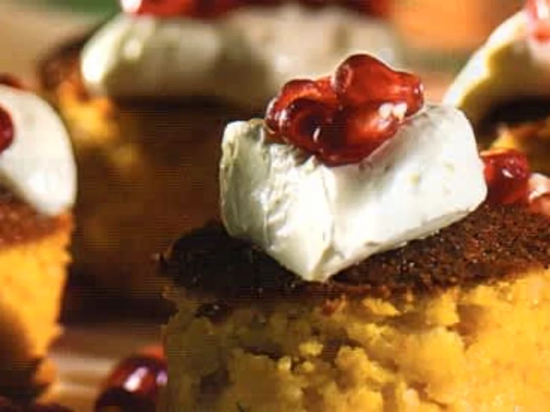 μπουκίτσες με πορτοκάλι και γιαούρτι