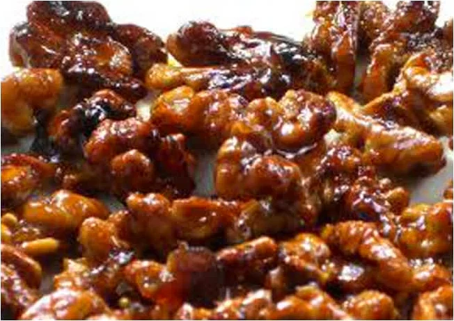 καραμελωμένα αμύγδαλα