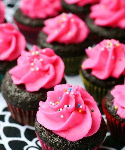 Μίνι σοκολατένια cupcakes