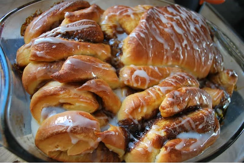Γλυκό  Danish με σταφίδες (ή Coffee Ring)