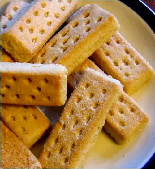 Μπισκότα βουτύρου - shortbread